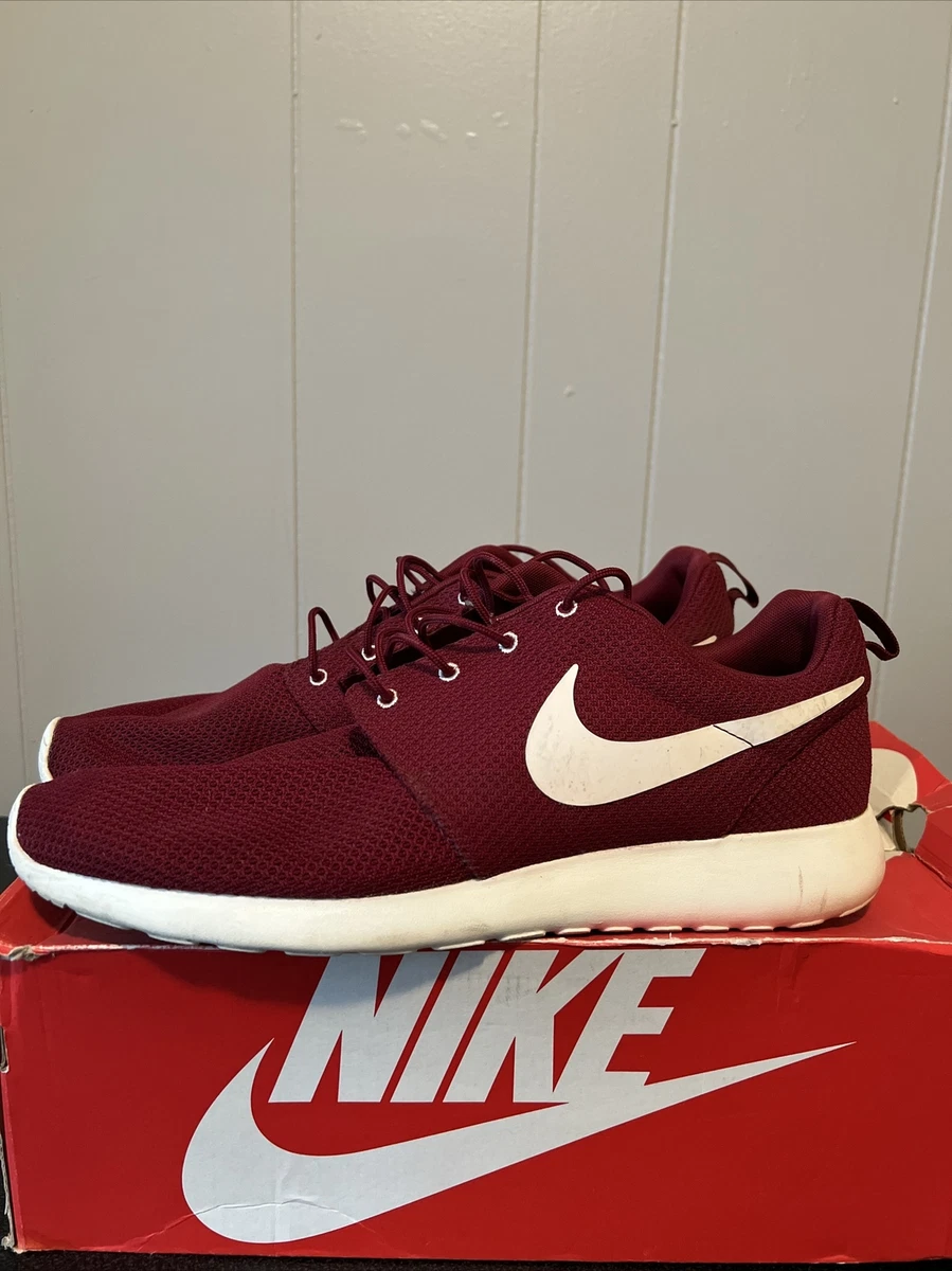 leven openbaar Executie Nike Roshe Run Team Red Sail sz 15 Maroon Burgundy OG | eBay