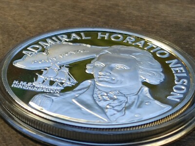 RARE 1976 JAMAICA PROOF $10 TEN DOLLAR .925 SILVER Admiral Horatio