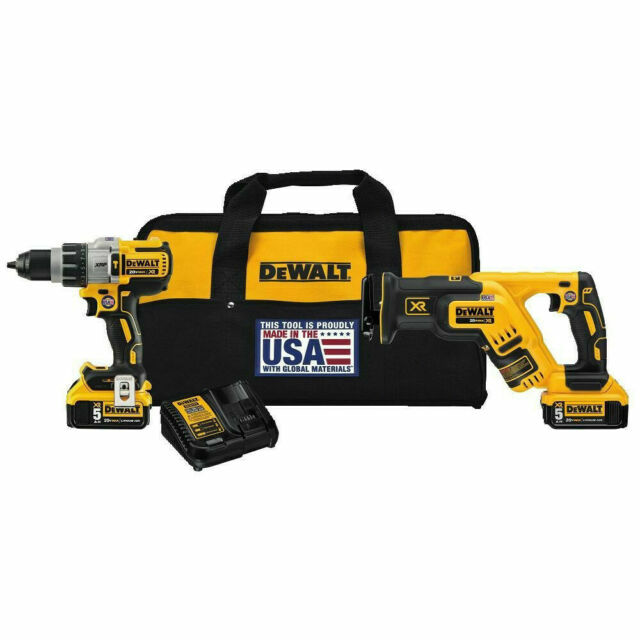 DEWALT DCK294P2 20V Hammer Drill and 
