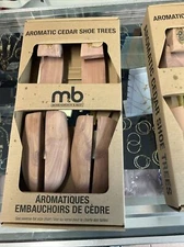 Moneysworth & Best Men's Shoe Trees w Hook Heel, Red Cedar, Large Size 10-11 NEW