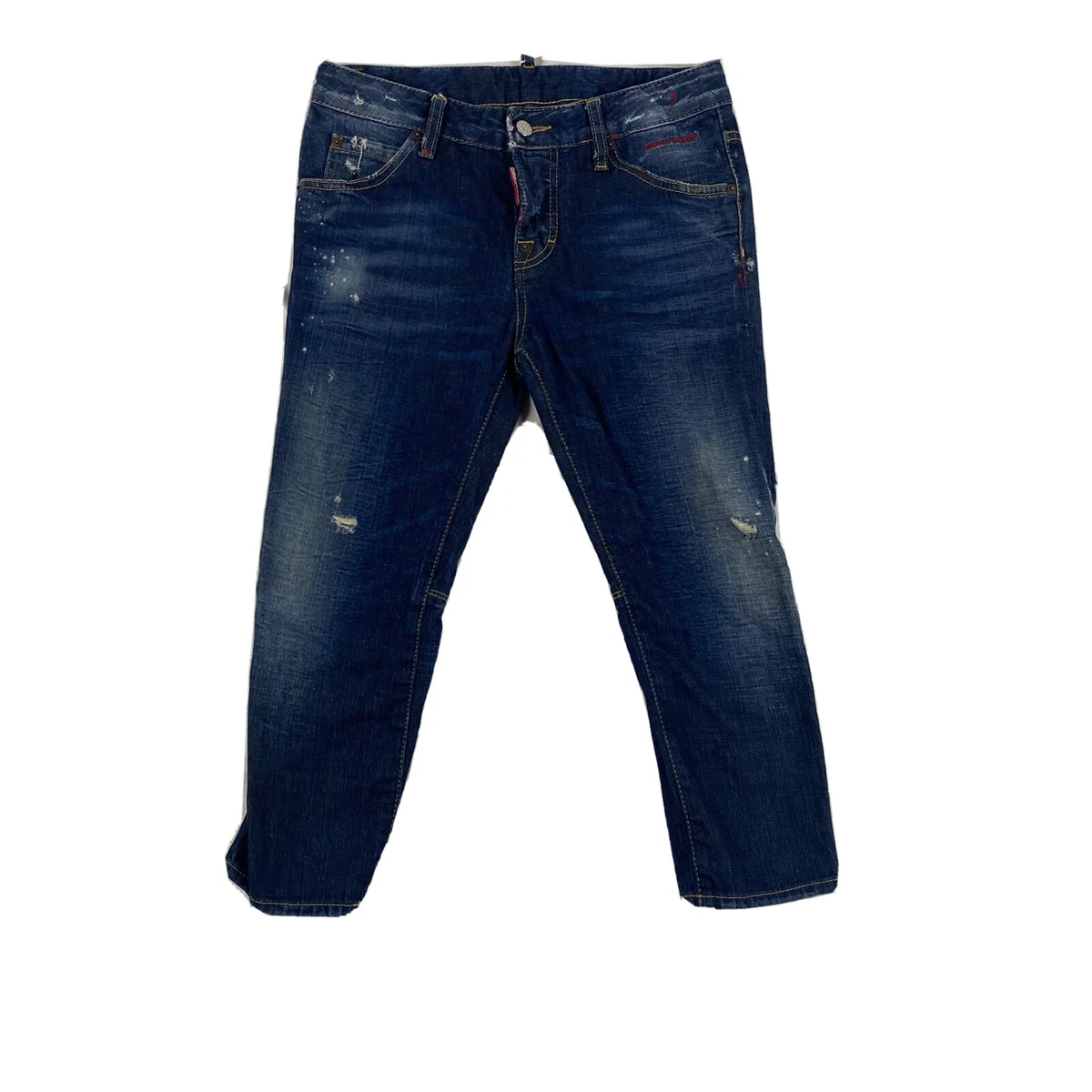 Authentic DSQUARED Capri Jeans Mod. S72LA0368 Women’s Size 40 Italy (30x21)