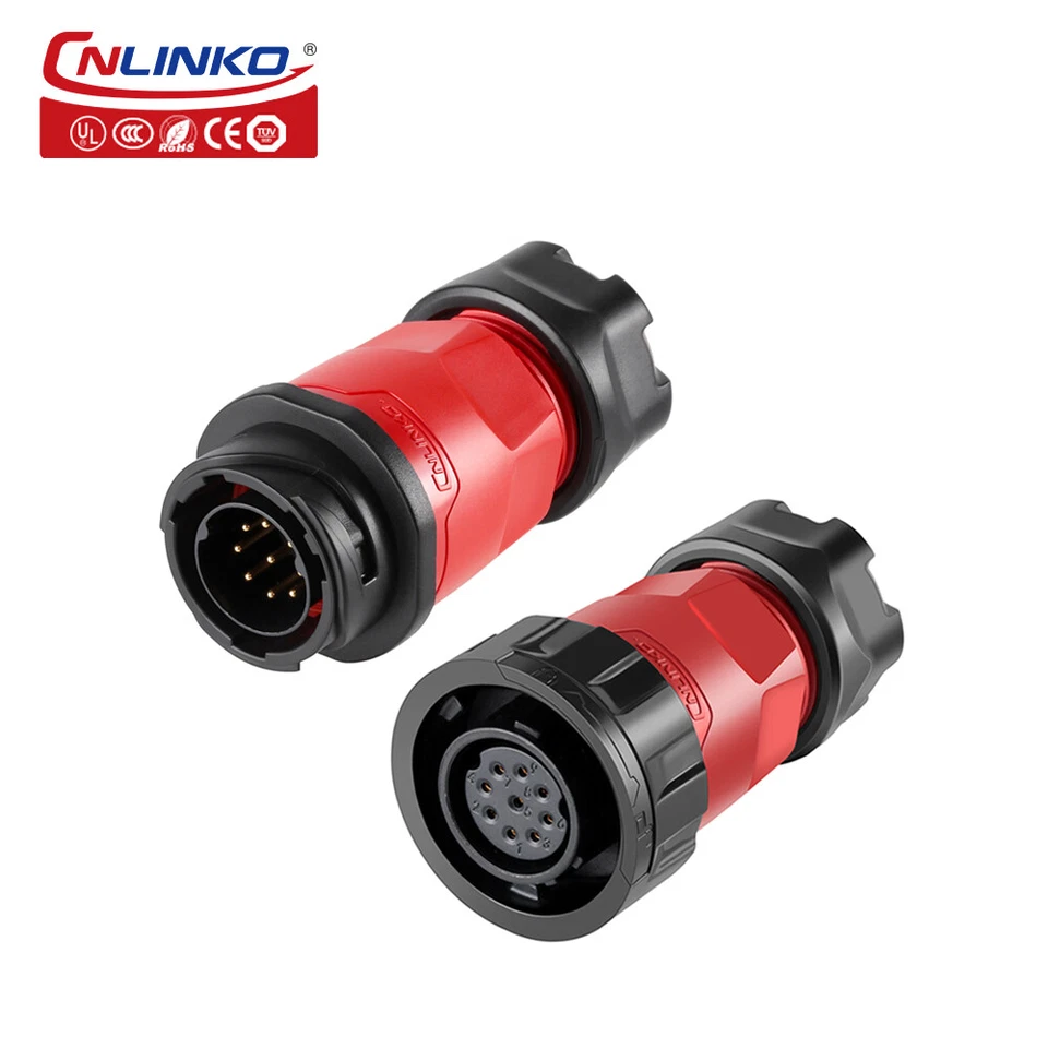 CNLINKO M20 Waterproof Docking Connector 2~14 Pin Power Cable Connector Upgraded - Image 3 of 4