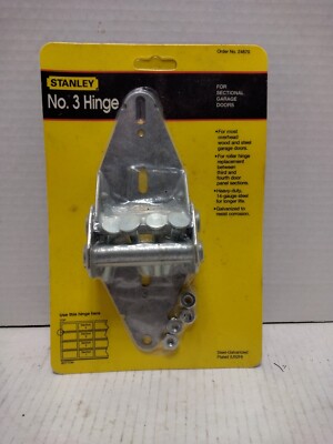 Stanley Garage Door Hinge No.3~ For Sectional Garage Doors