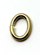 Kaedesigns,  18ct  18k 750 Yellow Gold, 6mm x 4mm Oval Open Jump Ring -Free post