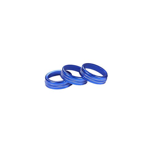 Rear Air Outlet Vent Knob Ring Fit For Range Rover L405 2013-2017 Blue Aluminum - Picture 4 of 5