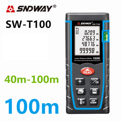 SNDWAY Laser Distance Meter Range Finder Measure Diastimeter 