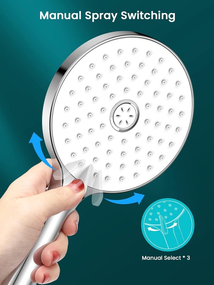 PRO Power Shower Head Low Pressure Shower Heads Pressure Boosting Large