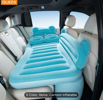 [Inflatable Car Seat Bed Comfortable] QUEES Inflatable Car Seat Bed | eBay