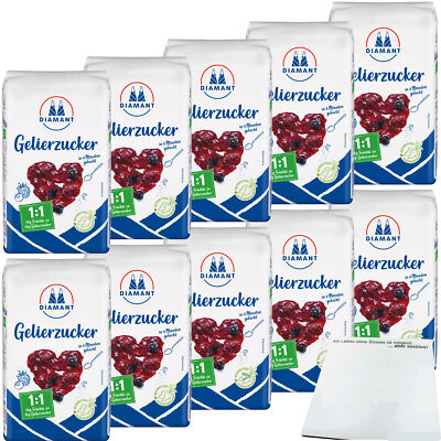 Diamant Gelierzucker 1:1 der Klassiker VPE 10x1kg Packung usy Block