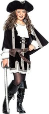 Pirate Captain Costume for Women Medium 8-10