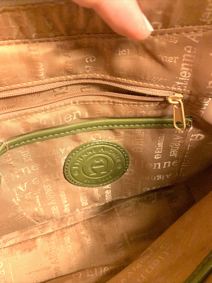 ETIENNE AIGNER Est 1949 PVC Vintage Shoulder Bag / Purse / Handbag