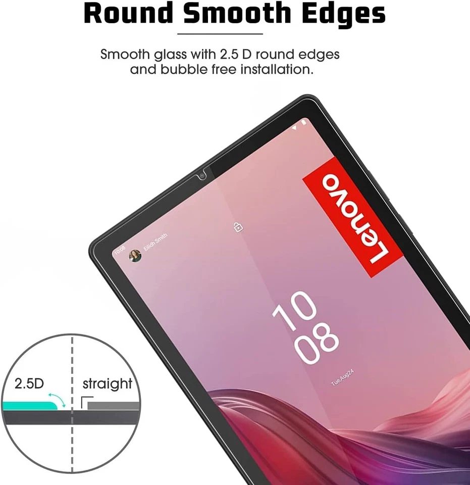 2 Pcs Lenovo Tab M11 TB330FU M10 5G TB-360ZU M9 Tempered Glass Screen Protector - Image 2 of 4