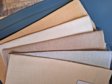 Cross stitch linens - mostly neutral colors, 32 count Wichelt