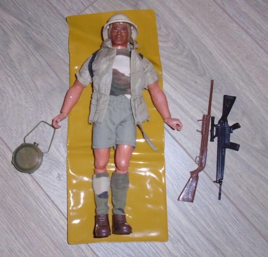 Big Jim Mattel Jeff tenue safari spy no action joe man vintage pack - Photo 1/3