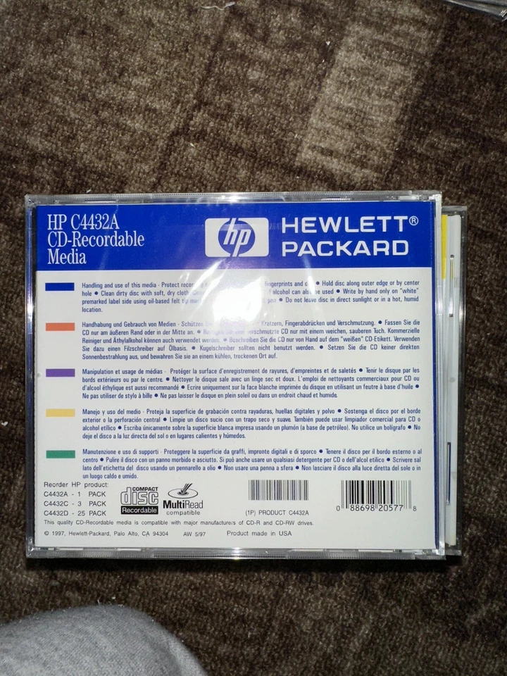 6x Hp Cdr 650mb - Bild 2 von 2