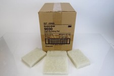 3M Scotch-Brite Light Scrubbing Pads No 9030 Case of 40 NEW 3.5in x 5in White