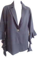 Central Park West Jamison Women's Flutter Sleeve Pea Coat Sz Xs Nwot 298