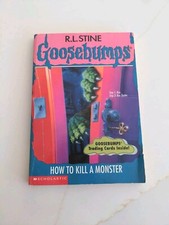 Goosebumps Book #46 How To Kill A Monster First Print R.L. Stine 1996