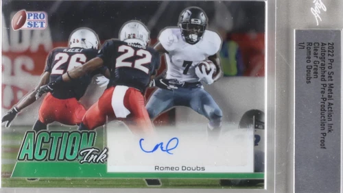 2022 Leaf Pro Set Metal Romeo Doubs #AI-RD1