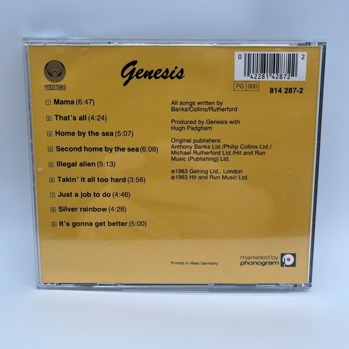 Genesis - Genesis 1983 auf CD - Zustand Sehr Gut - Bild 2 von 4