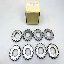 8Pcs/Set Module 0.5 PA20 Bore16 mm 1#2#3#4#5#6#7#8# Involute Gear Cutters M0.5