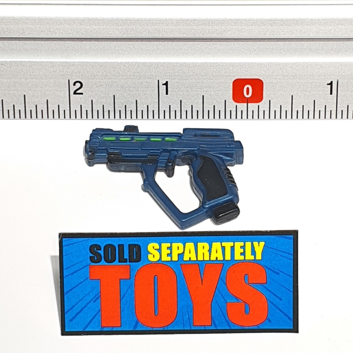 Vtg GI Joe Sigma 6 Duke v2 SWITCHFIRE gun pistol Sea ops blue