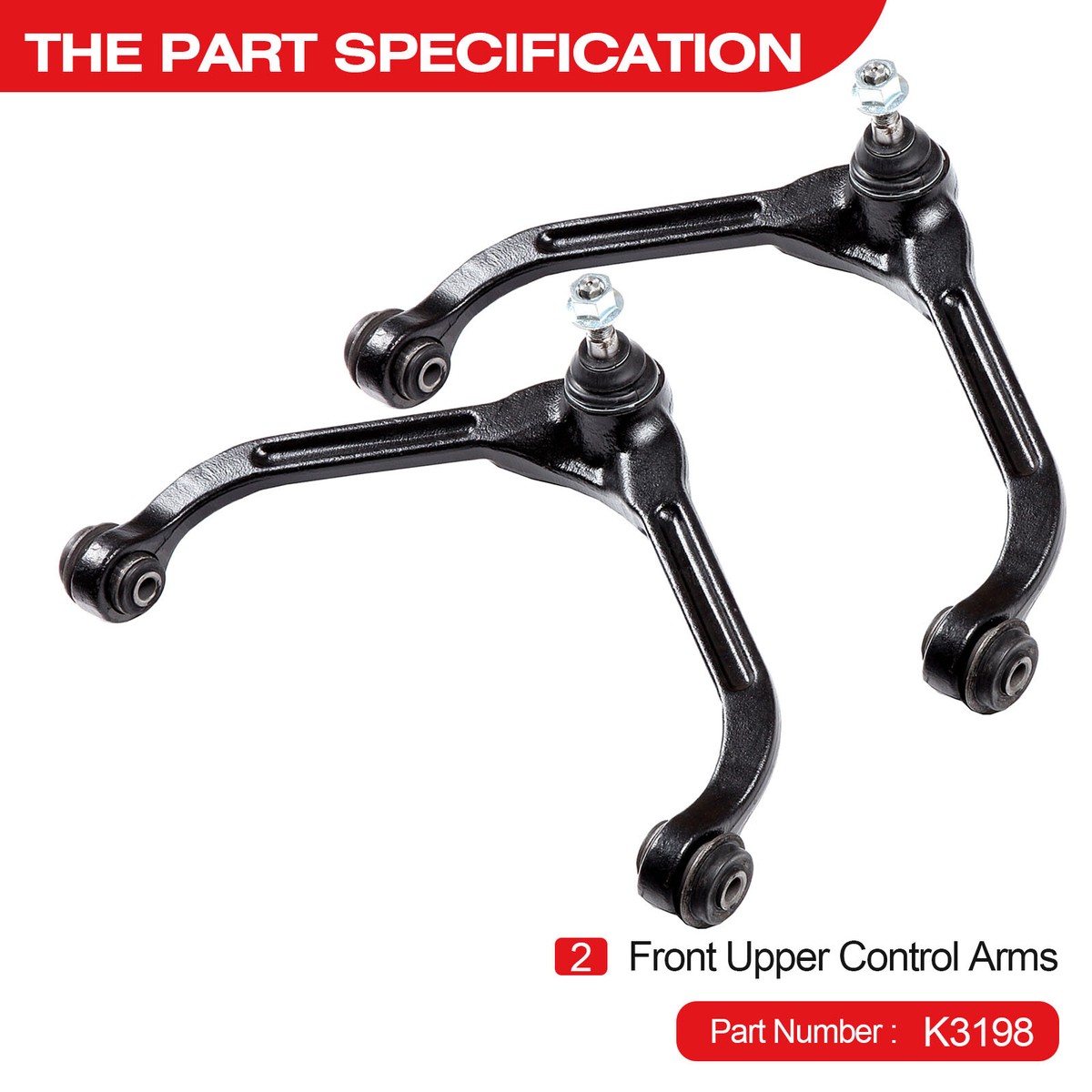 For 2005 2006 2007 Jeep Liberty Front Struts & Rear Shocks