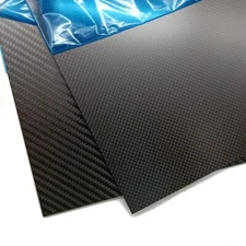 Pure Carbon Fiber Board 75x125mm Sheets 0.5-6mmThick Composite Material Laminate