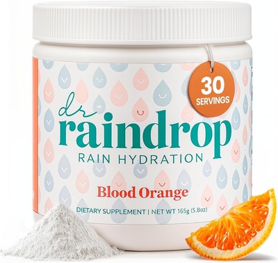 Electrolytes Powder, Blood Orange Flavor- No Added Sugar Hydration Drink Mix- GM