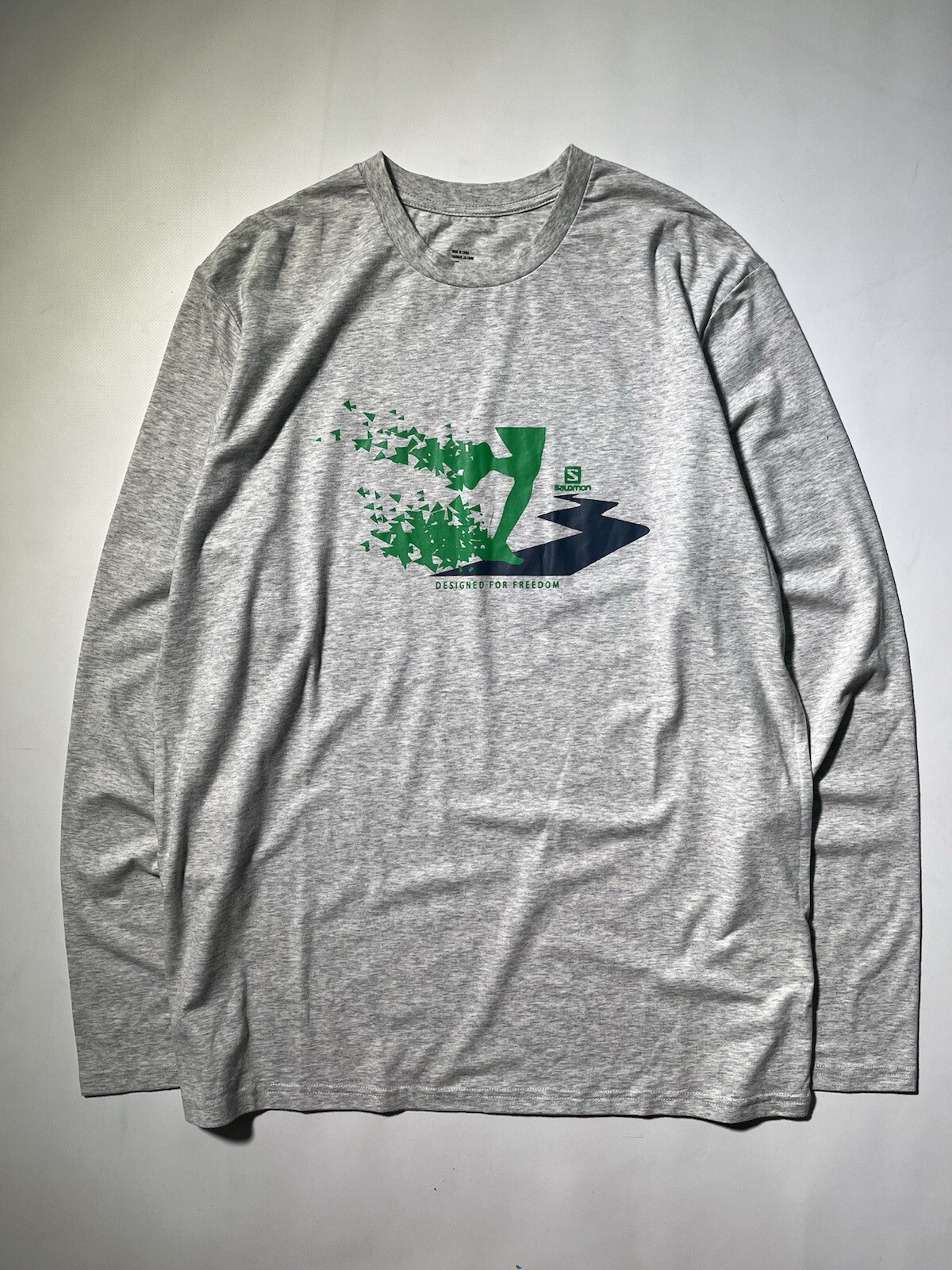 Salomon T shirt maniche lunghe con logo uomo L