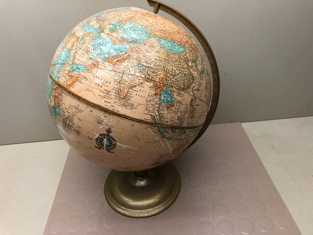 Vintage Cram's Imperial World Globe Made in USA | eBay