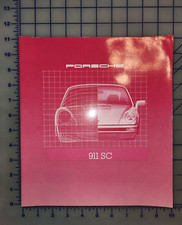 1980 Porsche 911 SC 911SC Brochure Original