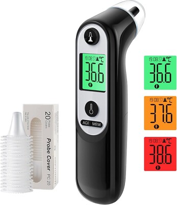 Ohrthermometer für Baby Kinder Erwachsene Ohr Fieberthermometer Infrarot C574