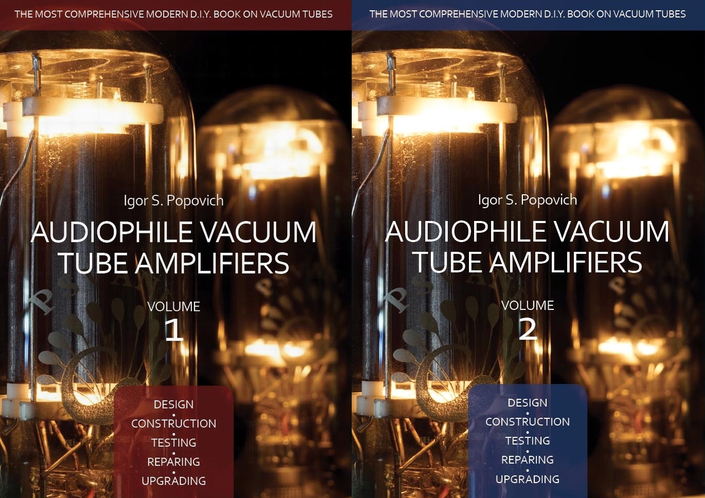 Audiophile Vacuum Tube Amplifiers 1, 2, 3 for 300B 2A3 6L6 EL34 6SN7