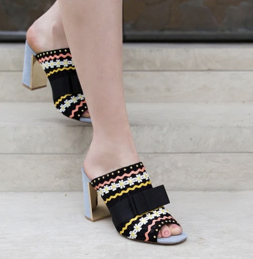 Gorgeous Miss KG Flora Slip On mules size UK