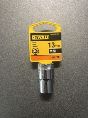 NEW Dewalt DWMT86513OSP 1/2 Drive X 13 MM  6 PT CHROME Socket TOOL 7519598