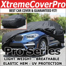 BREATHABLE CAR COVER W/MIRRORPOCKET-BLACK FOR 2022 2023 2024 INFINITI QX55