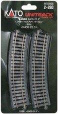 KATO HO Gauge Curved track R430-22.5 4 pieces 2-260