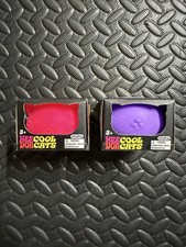 Pink Purple NeeDoh Cool Cats, Nee Doh Cat Squishy Stress Fidget Toy AUTHENTIC