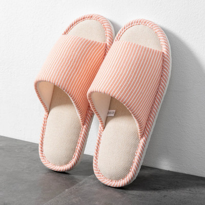 Herren Rutschfeste Leinen Hausschuhe Frühling Sommer Atmungsaktiv Haus Schuhe für Ind