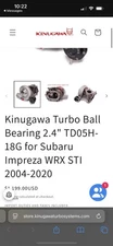 Kinugawa Turbo for Subaru Impreza WRX STI 2004-2020TD05H-18G