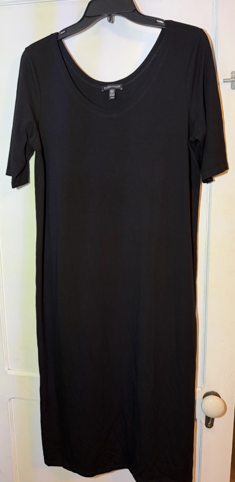 Eileen Fisher classic Tencel Black dress - Size Medium