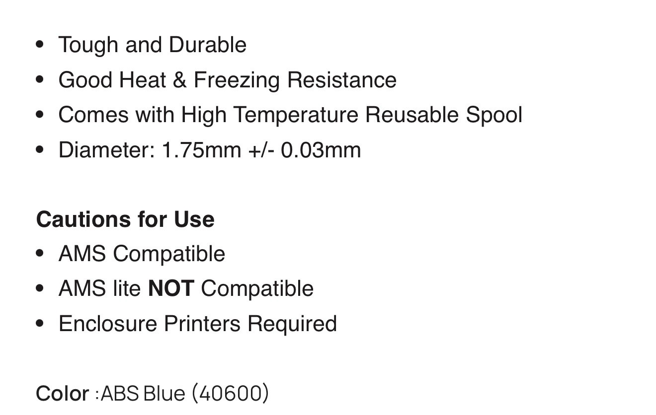 Bambu Lab ABS BLUE 40600 Mine Original 3D Druck Filament 🇬🇧 1KG PORTOFREI - Bild 2