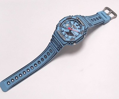 Casio G-Shock GA-2100MNG-2AJR Manga Blue Watch Japan Used Preowned