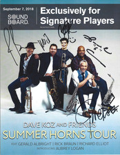 Dave Koz and Friends SIGNED 8.5x11 Concert Show Promo Photo #2 COA Autographed