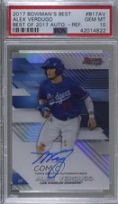 2017 Bowman's Best of Refractor Alex Verdugo #B17-AV PSA 10 GEM MT Auto 8d2