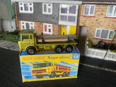 Lesney ''Matchbox'' Superfast Series No58F DAF Scaffold Truck Loaded 1970 EX Boxed