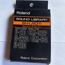 Roland Sound Library Card SN-U110-11 Sound Effects PCM Data Rom for U-110 U-220