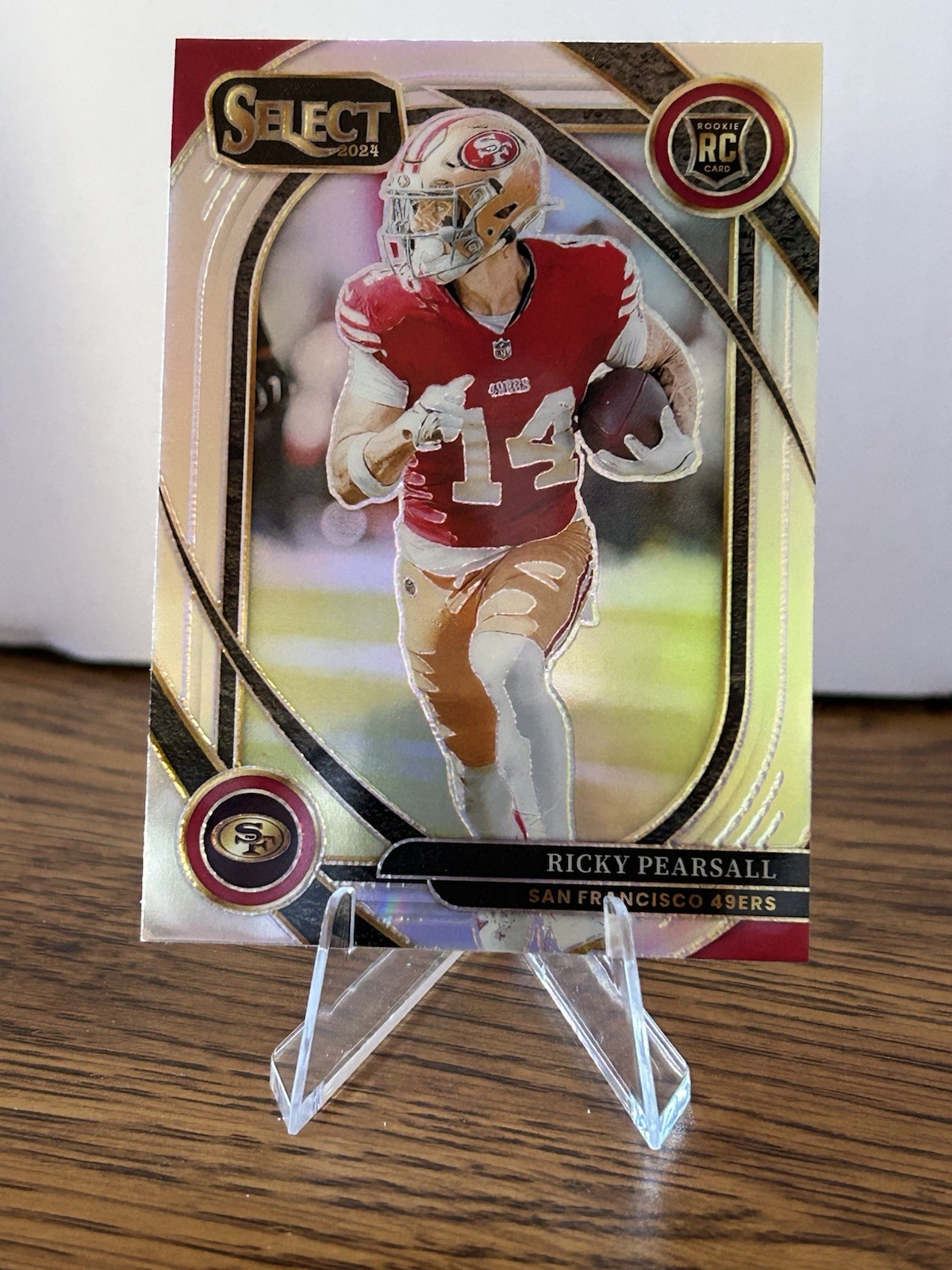 2024 Panini Select Ricky Pearsall Club Level Silver Prizm RC #285