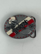 Vintage 1997 HUSKERS BELT BUCKLE Cornhuskers Nebraska Football